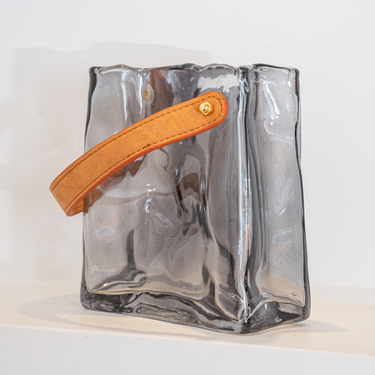 Glass Handbag Vase