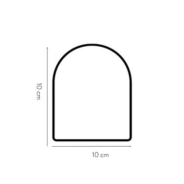 Set de 5 Portavasos Arch de Mármol Travertino