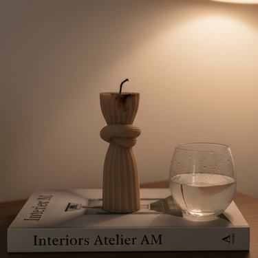 Knot Column Candle