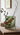 Glass Handbag Vase - Verde - La Cassa Mia