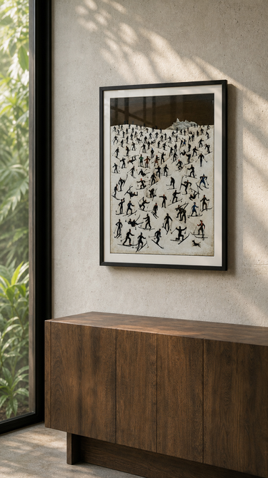 Skiing - Poster Decorativo - Arte - La Cassa Mia