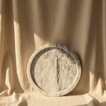 Bandeja Circular de Mármol