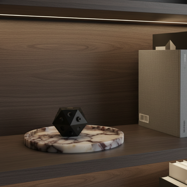 Bandeja Circular Calacatta Viola