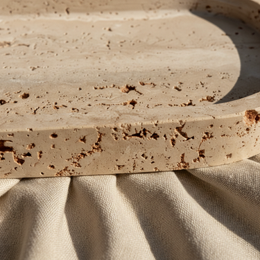 Bandeja Oval Travertino