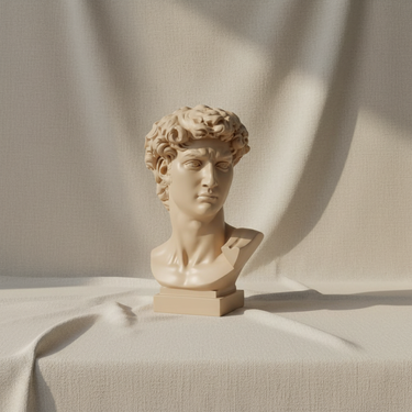 Busto de David - Beige - La Cassa Mia