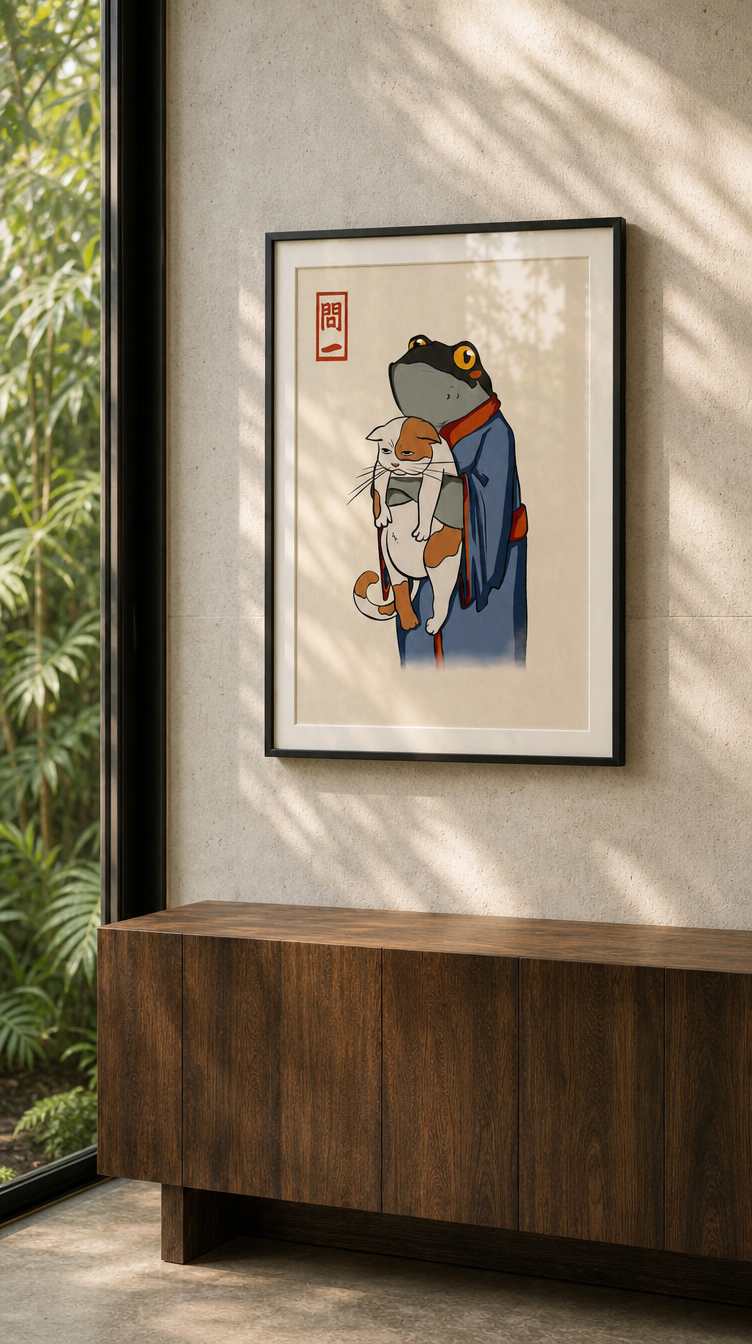 Matsumoto Hoji Frog — Poster Decorativo