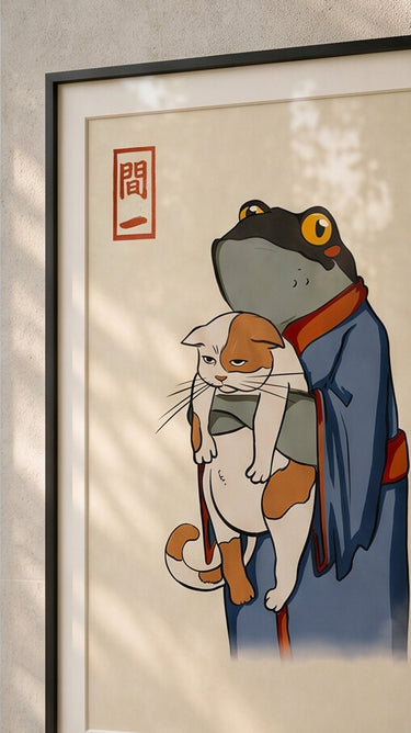 Matsumoto Hoji Frog - Poster Decorativo - Arte - La Cassa Mia