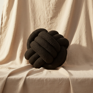 Pillow Knot - Negro - La Cassa Mia
