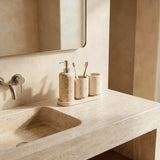 Set de Baño de Mármol Travertino - Set de baño - La Cassa Mia