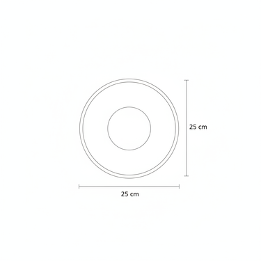 Lumen Circular Travertino · Muro