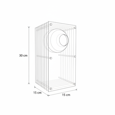 PRISMA Acrílico · Lámpara de Mesa