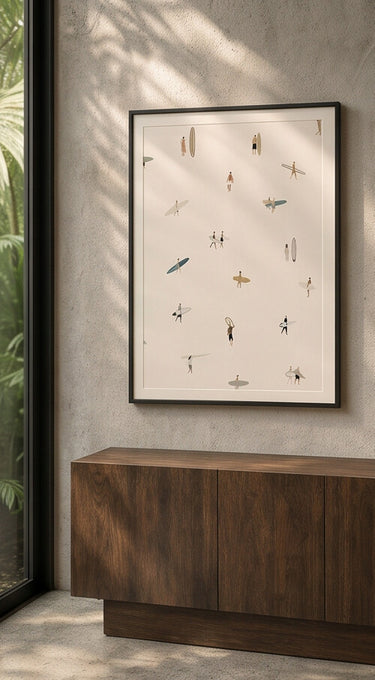 Surfing - Poster Decorativo - Arte - La Cassa Mia