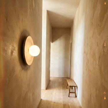 Lumen Circular Travertino · Muro