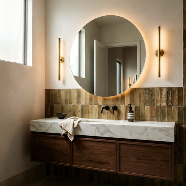 Lua — Espejo Circular de Pared